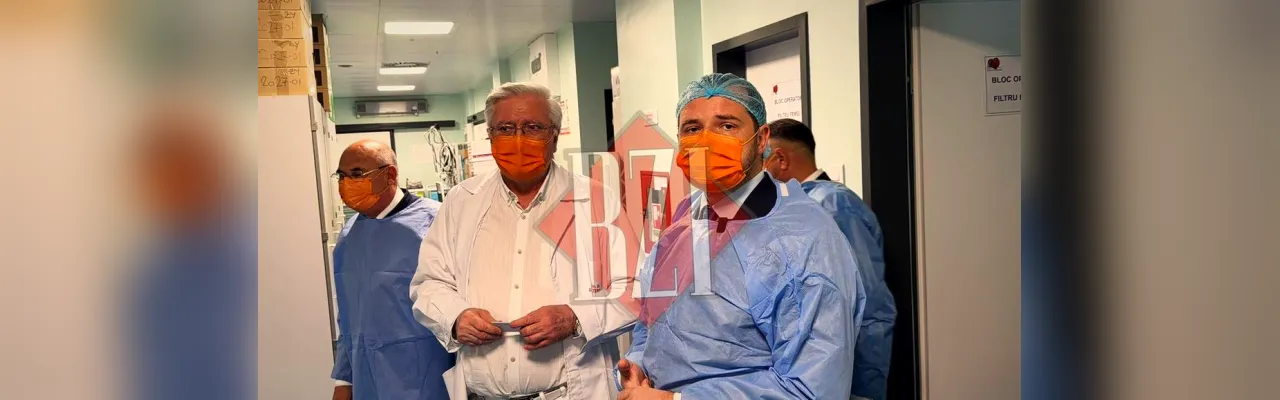Ministrul Sănătății, Alexandru Rogobete, a ajuns la Institutul de Boli Cardiovasculare Iași